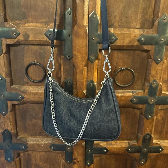 Urban Outfitters Handbags - Urban Outfitters Mini Denim crossbody bag NWOT